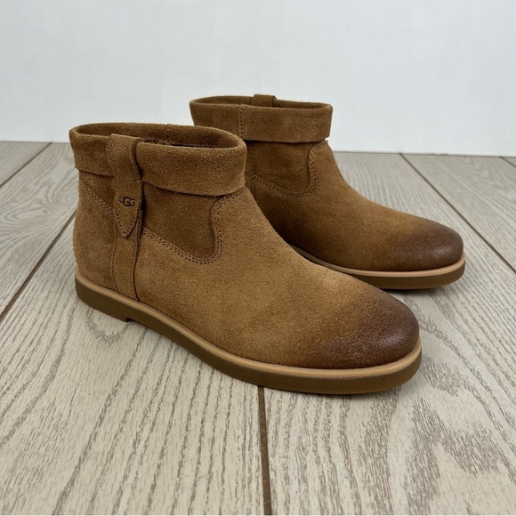 UGG Women's Josefene Cuff Suede Ankle Boots US6.5 Chestnut (tan/brown) $130 - Picture 1 of 11